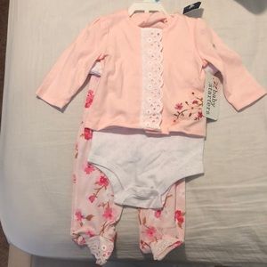 Baby girl 3 piece outfit